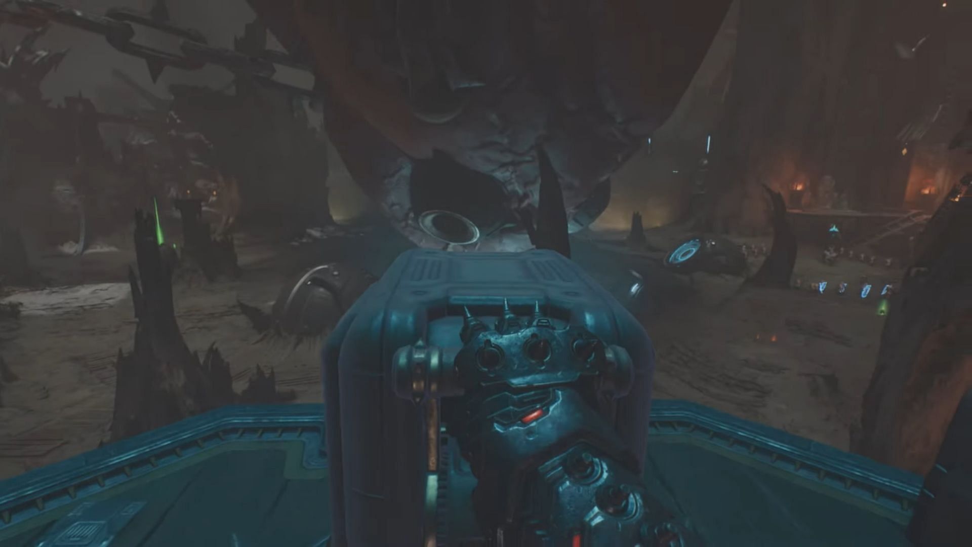 Switching on the Ancestral Heart in Doom The Dark Ages (Image via Bethesda Softworks)